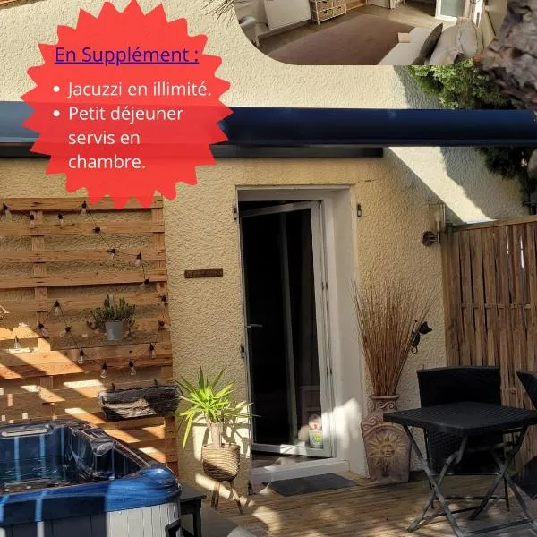 15min de la Cité de Carcassonne dans petit village, chambre au calme, petit-déjeuner et jacuzzi en supplément, hotel in Carcassonne