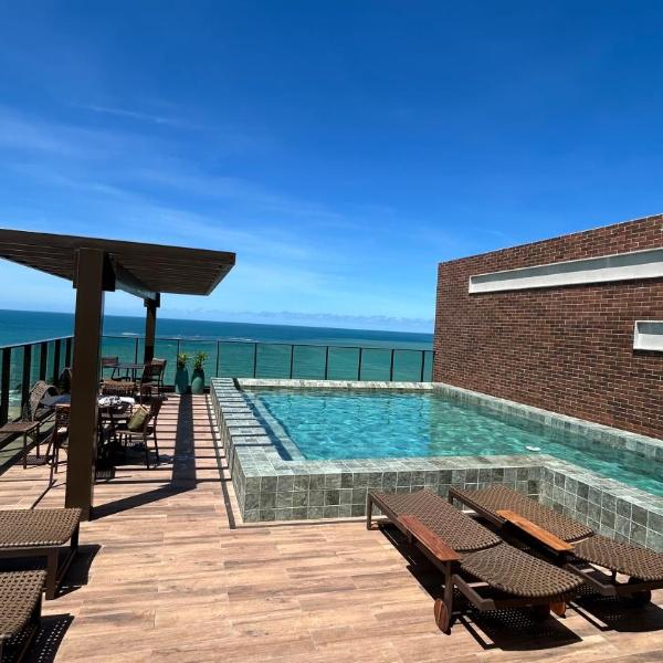 Apartamento vista mar 1 minuto da praia - Foto 4