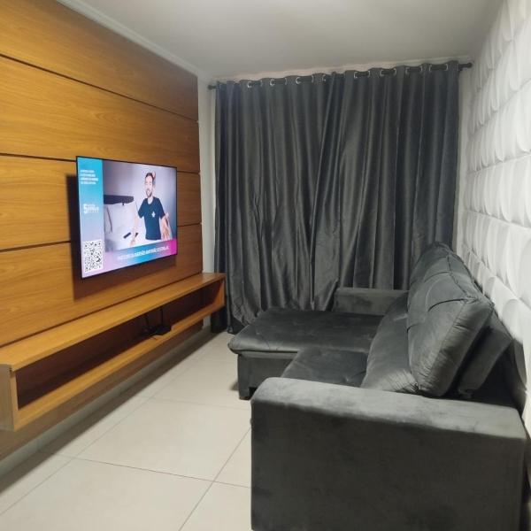 Apartamento térreo, com suíte a 8minutos do centro