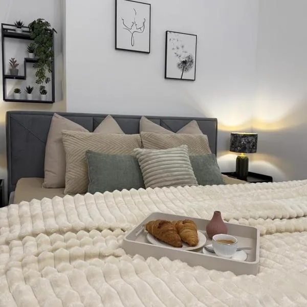 Moderní apartmán Korunní Prestige Praha、プラハのホテル