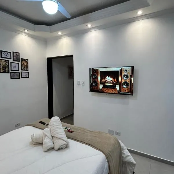 Studio Moderno e Completo Itaim paulista 28minGRU, hotel v Sao Paulu