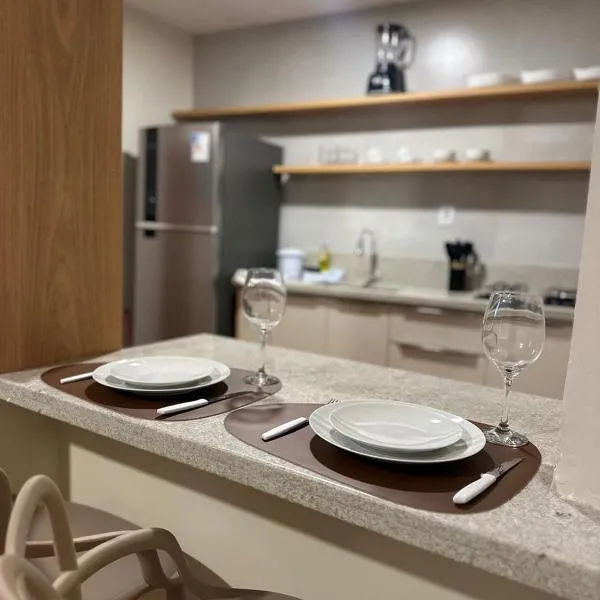 Flat com vista mar – hotel w mieście Mucuri