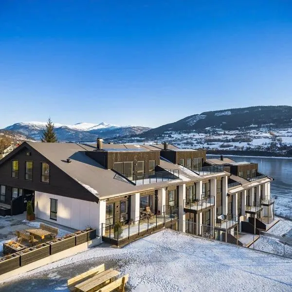 High-End Apartment - Scenic View & Free Parking, Hotel in Vossevangen