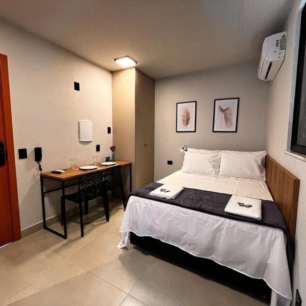 BH Suites - C06-403 New Studio, 5 min Pç Bandeira - Cruzeiro