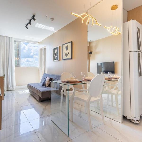 Studio completo estilo casa com lava e seca, Go Inn