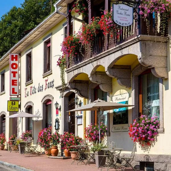 Logis Hôtel Restaurant La Tête Des Faux, hótel í Le Bonhomme