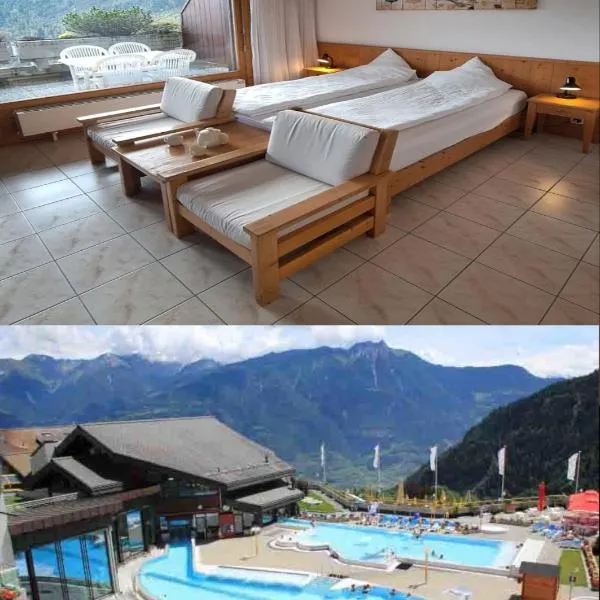 Centre Thermal - Studio SUD terrasse SOLEIL, Hotel in Ovronnaz