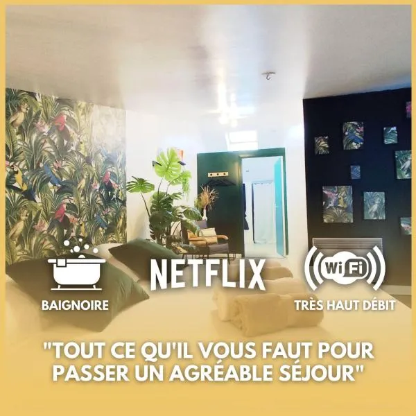 Duplex Le Jungle By La Maison Michelet, hotel en Bègles