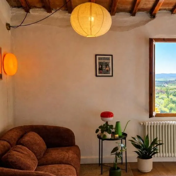 Casa Beccafumi Siena centro con vista panoramica, hotelli Sienassa