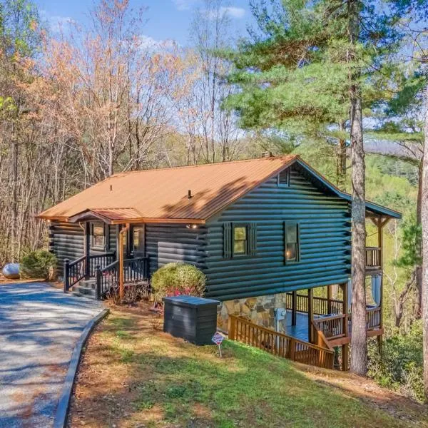 Quiet Summer Escape 2 Kings Hot Tub Private Mountain Views Pets OK, hotell i Ellijay