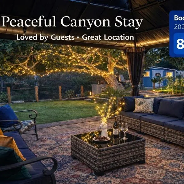 Peaceful Canyon View 2BR near La Jolla & Beaches, Hotel in San Diego