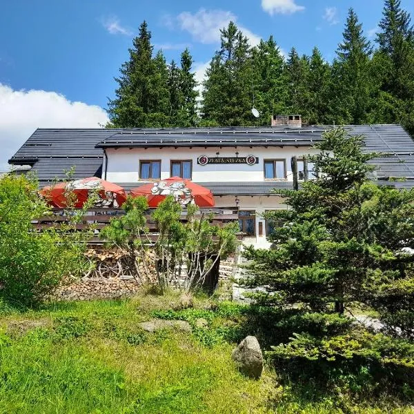 Zlatá Stezka, hotel Modravában