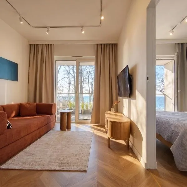 Perłowa Przystań SEA VIEW Apartment- First Line, hotel v destinácii Sianozety