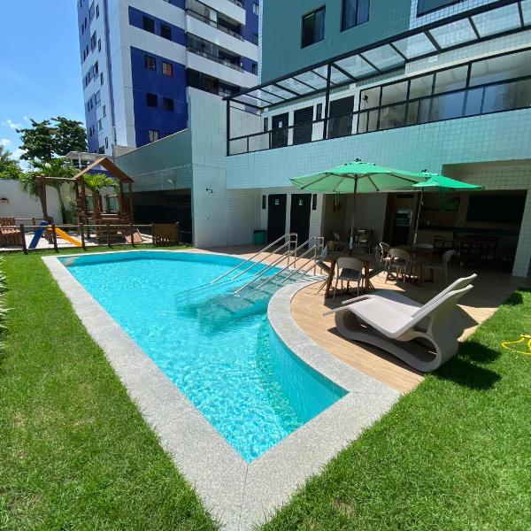 Apto 2Q Pina - 100m do RioMar - Suíte Piscina & Garagem