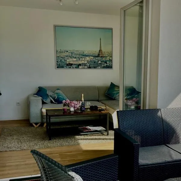 Lumière Parisienne Spacious 2BR Apartment with Terrace Free Parking Near Metro Line 13, hotel u gradu 'Malakoff'