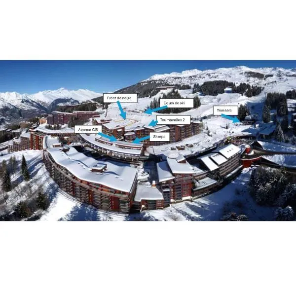 Tournavelles Arcs 1800: Arc 1800 şehrinde bir otel