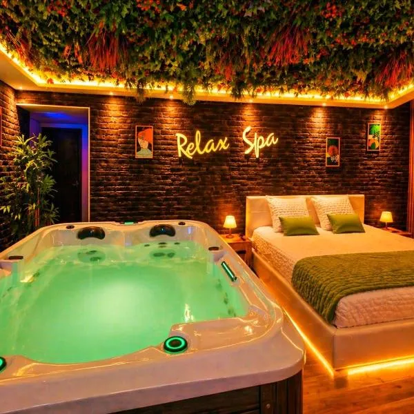RELAX SPA-4 Pers-Jacuzzi-Parking-Jardin-Clim-Colmar, хотел в Muntzenheim