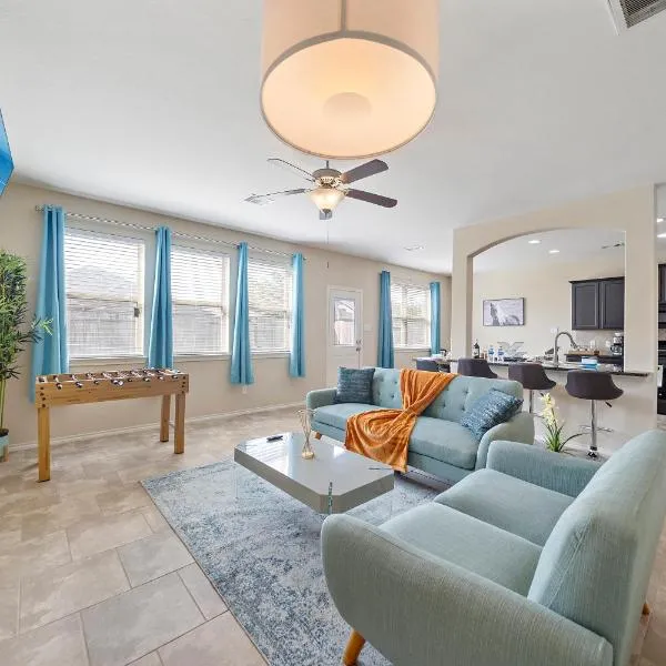 Near IAH Houston Home Yard BBQ Games Wi-Fi Pets, hotel em Houston
