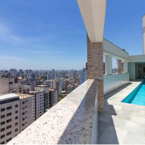 1 Conforto Piscina 17o Andar Vista Horizonte 44m2