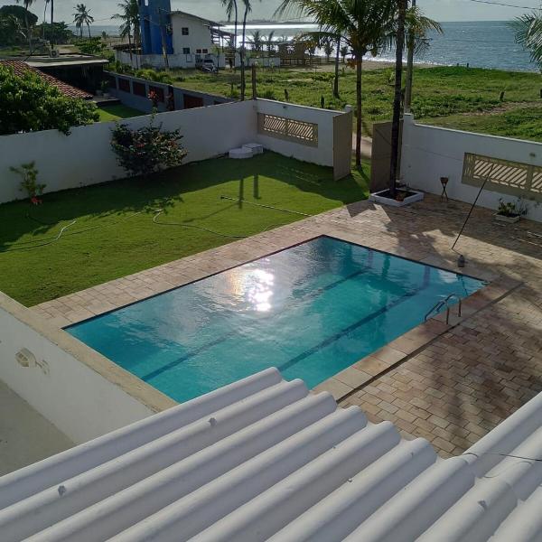 Casa com piscina, vista para Ilha de Santo Aleixo