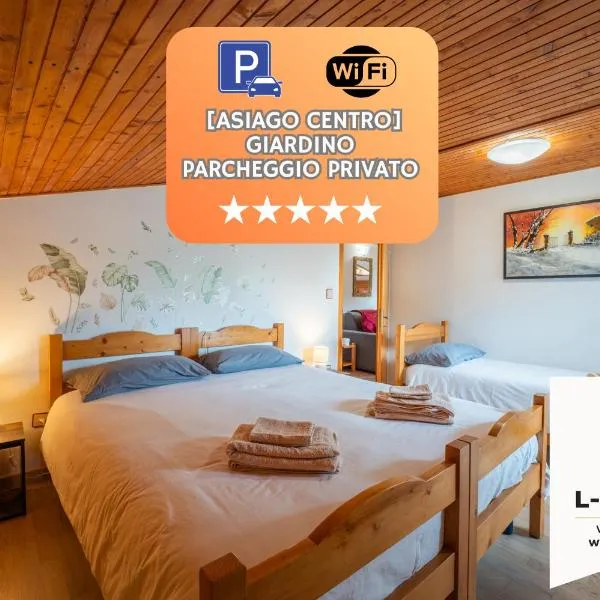 [Asiago centro] Mansarda con Balcone e Giardino, hotelli kohteessa Asiago
