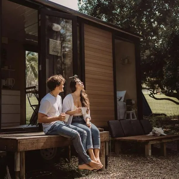 Palmwoods में, होटल Cockatoo Cabin by Tiny Away