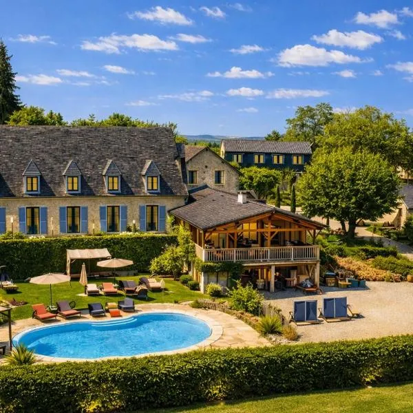 Hôtel Bien-Être Aux Cyprès de Marquay-Calme et élégance-Laissez-vous porter par une ambiance chaleureuse où chaque instant compte-Découvrez un havre de paix où nature et confort se marient pour vous offrir une expérience unique- Réservez dès aujourd'hui !, Hotel in Marquay