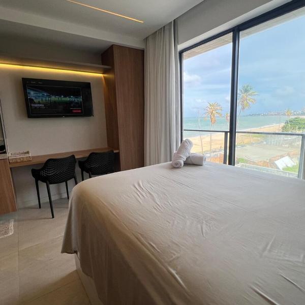 Flat incrível com vista mar de tirar o fôlego - com hidro aquecida