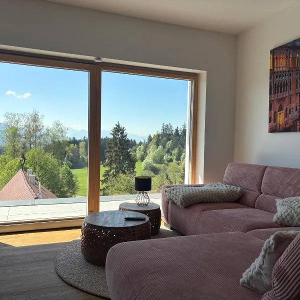 Penthouse Pfänderblick Alpenpanorama am Bodensee, hotel em Sigmarszell