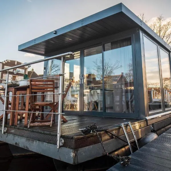 The Grey Pearl Houseboat, отель в городе Звартслёйс