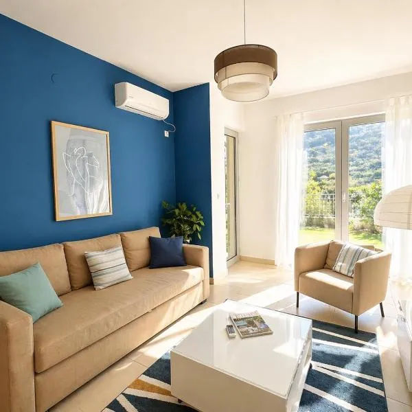 One-Bedroom Apartment with Terrace, Sea View, Pool and Spa Lavender Bay Morinj, hotell sihtkohas Donji Morinj