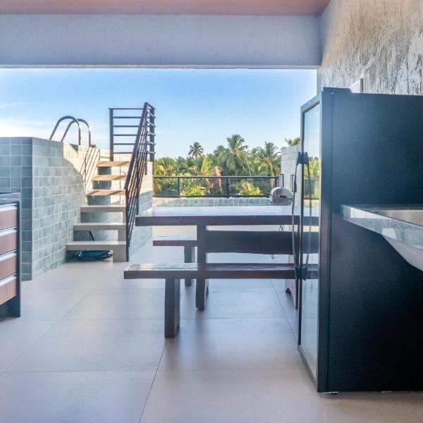 Cobertura privativa, Piscina, Área Gourmet, Cervejeira, Smart TV, Churrasqueira, Home Office, 3 Banheiro, 2 Quartos