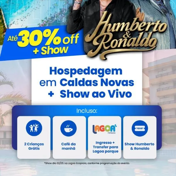 Atrium Thermas - OFICIAL – hotel w mieście Caldas Novas