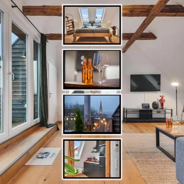 Novita apartment 3 - central - balcony - mountain views, hotel di Bad Harzburg