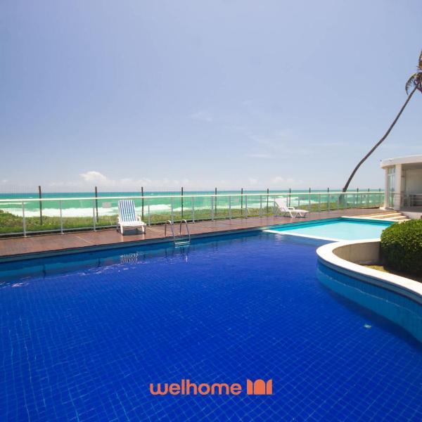Apartamento em Barra de Sao Miguel frente a praia