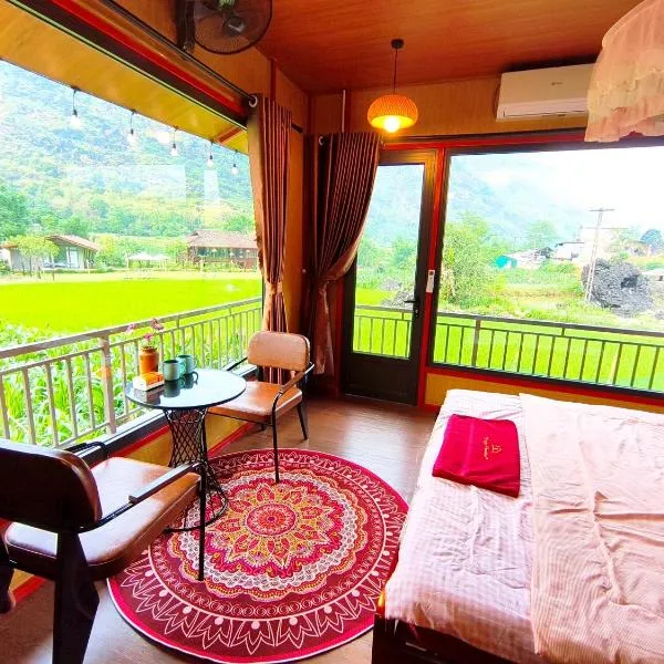 Happy Homestay Du Già BUNGGALOW, hotel in Du Gia