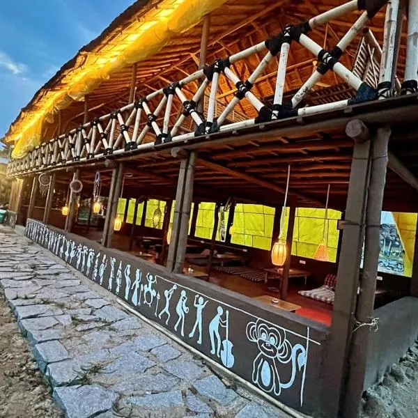 Hippie land Hampi, hotel u gradu Hampi