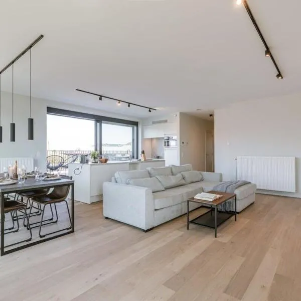 Spacious apartment with beautiful terrace in Ghent, hotel u gradu Gent