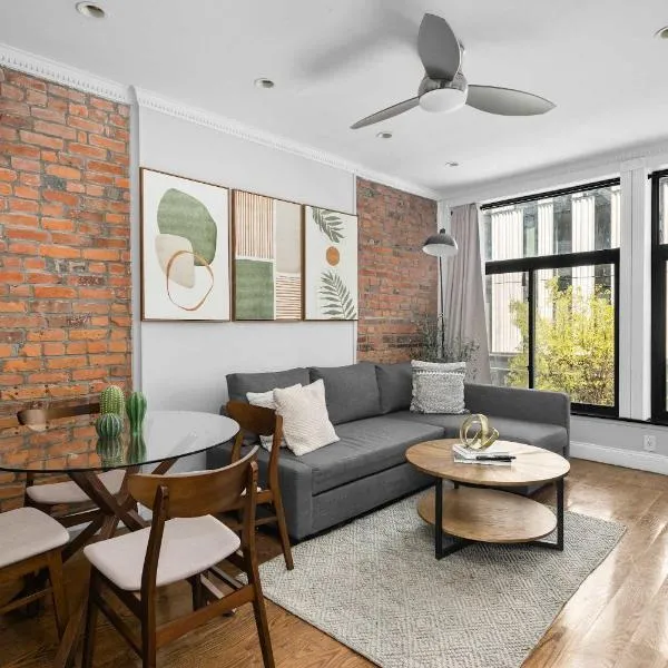 Stylish 3-Bedroom Lower East Side Stay, hotel em Nova York