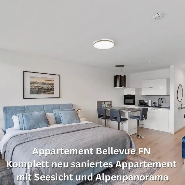 Bellevue FN, Appartement mit See- und Bergsicht, hotell i Friedrichshafen