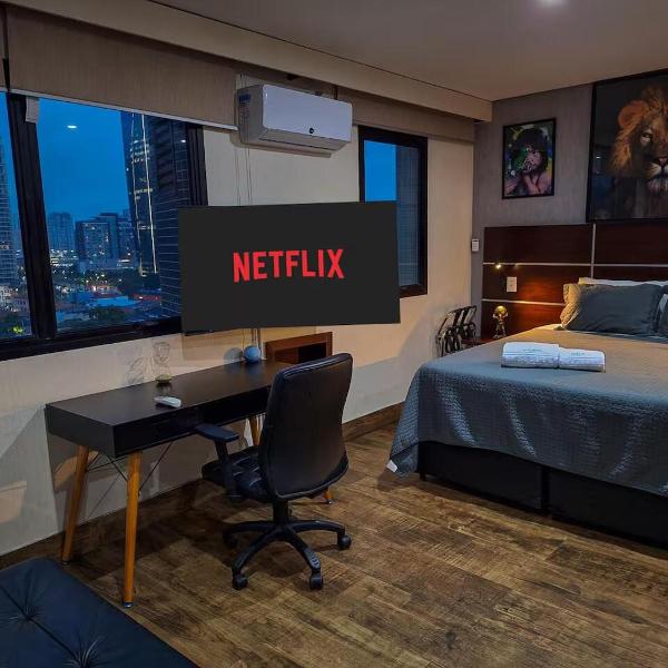 Quarto dentro do Hotel Transamérica Executive Chácara Santo Antônio