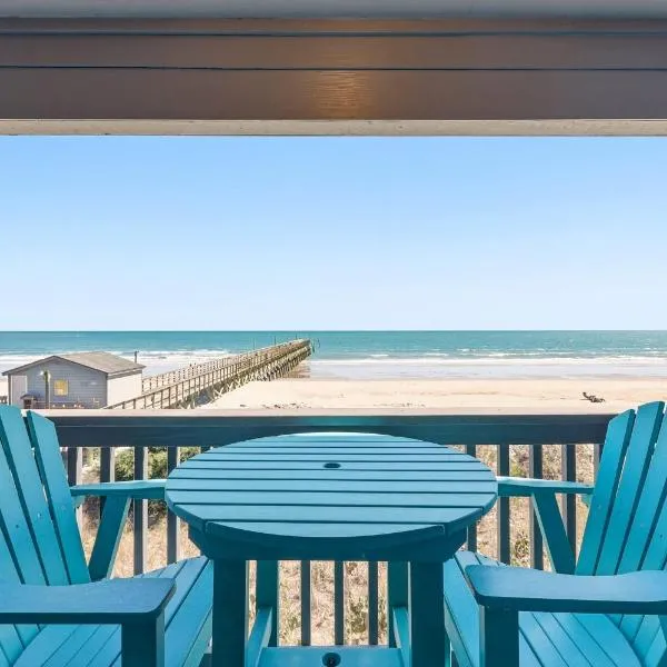 Tide Time Oceanfront at Sea Cabin w Pool, hotel a Myrtle Beach