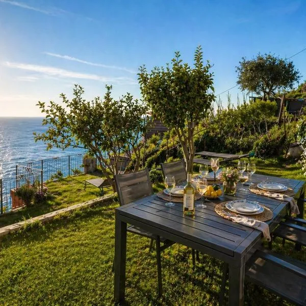 Marilú vista mare con giardino, hôtel à Gênes