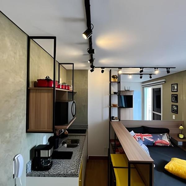 Studio moderno com Ar e silencioso no 15 andar - Foto 2