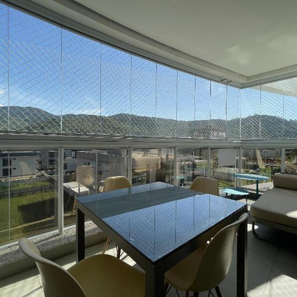 Orbe Residence - Apartamento espaçoso com duas suítes e varanda gourmet de frente para a rua, com vista para as montanhas na Praia de Palmas. - Foto 5