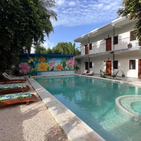 Casa Mexico Lindo - Boutique Hostel, hotel u gradu 'Bacalar'