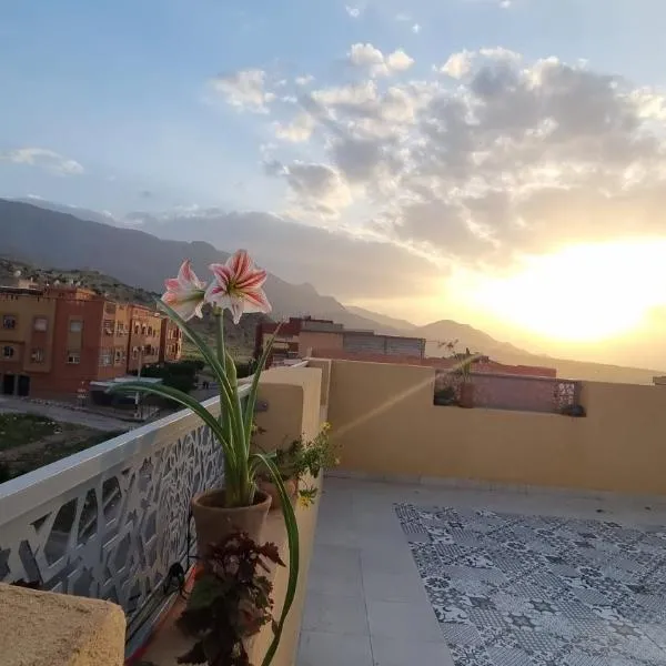 LH Appart 1 Vue montagne N8 Fès Marrakech Proche Bin El Widane Cascade d'Ouzoud 2h, hotel in Afourer