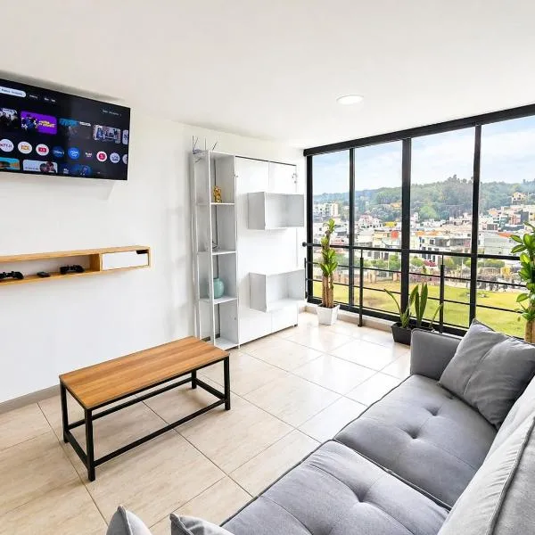 Apartamento amplio frente a Santo Tomás con parqueadero privado y wifi, hotell i Tunja