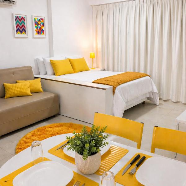 Beach Class Boa Viagem- Studio Flat A -Piscina-Academia-Sauna