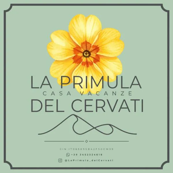 La Primula del Cervati - CASA VACANZE, hotel en Piaggine